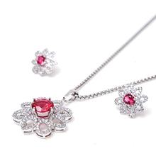 Load image into Gallery viewer, Natural Pink Sapphire Necklace (Copper) - vistoso.pk
