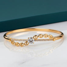 Load image into Gallery viewer, Openable Infinity Twist Copper Bangle (Copper) - vistoso.pk
