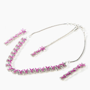 Pink Diamond Bridal Set - vistoso.pk