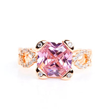 Load image into Gallery viewer, Pink Sapphire Ring (Brass) - vistoso.pk
