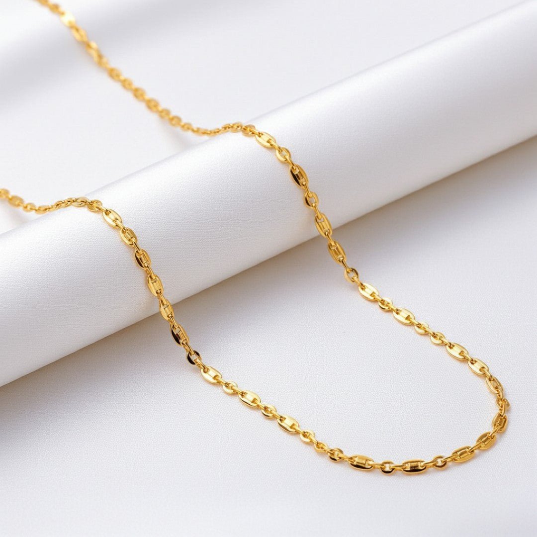 Premium Xuping Coffee Bean Chain (Copper) - vistoso.pk