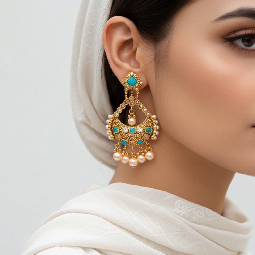 Royal Bride Jhumka (80mm) - vistoso.pk