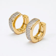 Load image into Gallery viewer, Diamond Encrusted Earrings (22mm)

