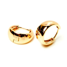 Load image into Gallery viewer, Signature Gold Hoop Earrings (25mm) Copper - vistoso.pk
