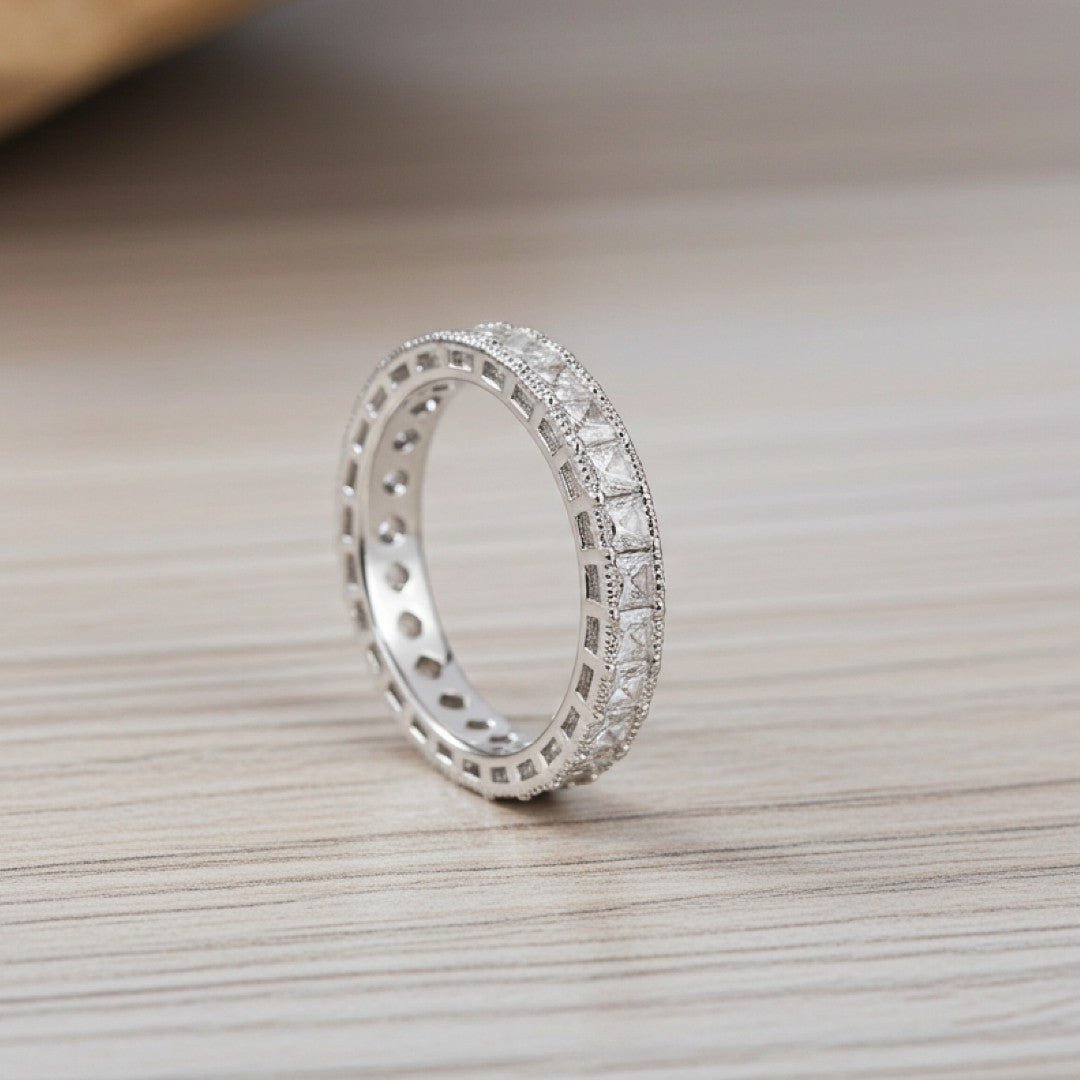 Silver Eternity Ring (Copper) - vistoso.pk