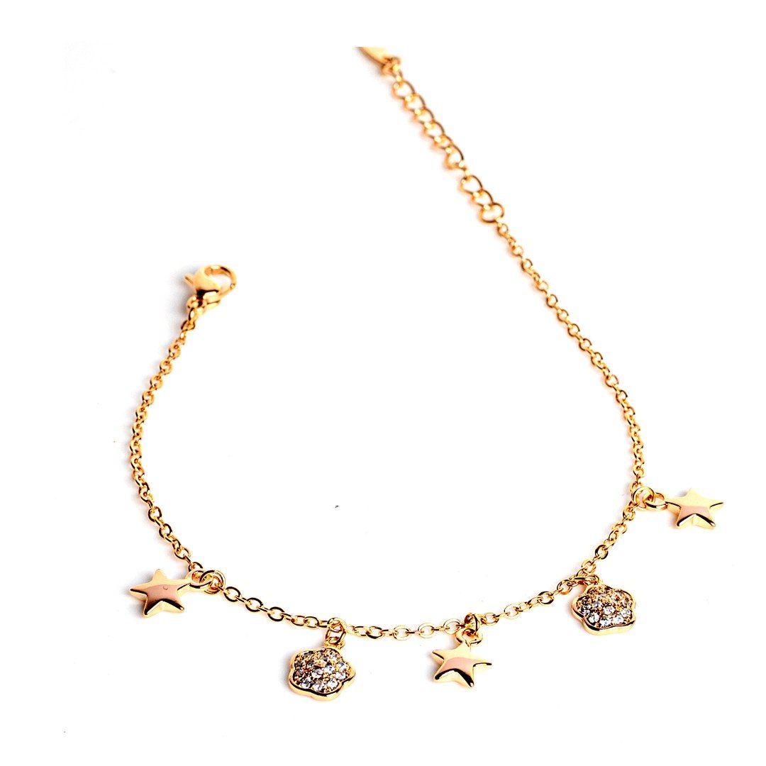 Star Link Chain Bracelet (Copper) - vistoso.pk