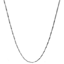 Load image into Gallery viewer, Trendy Thin Silver Rice 19 inch Chain - vistoso.pk
