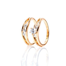 Load image into Gallery viewer, Twisted Centillion Double Rings (Brass) - vistoso.pk
