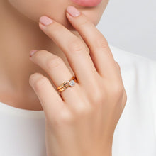 Load image into Gallery viewer, Vintage double Ring (Brass) - vistoso.pk
