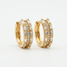 Load image into Gallery viewer, Curved leaves Earrings (16mm)
