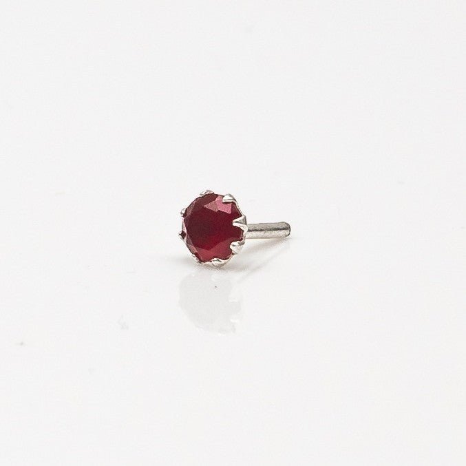 925 Silver/Chandi Nose Pin (5mm) - vistoso.pk