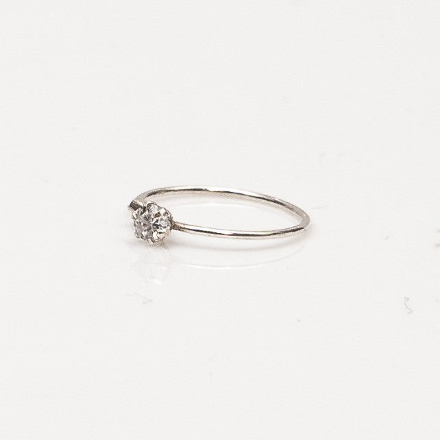 925 Silver/Chandi Thin Open Nose Hoop - vistoso.pk