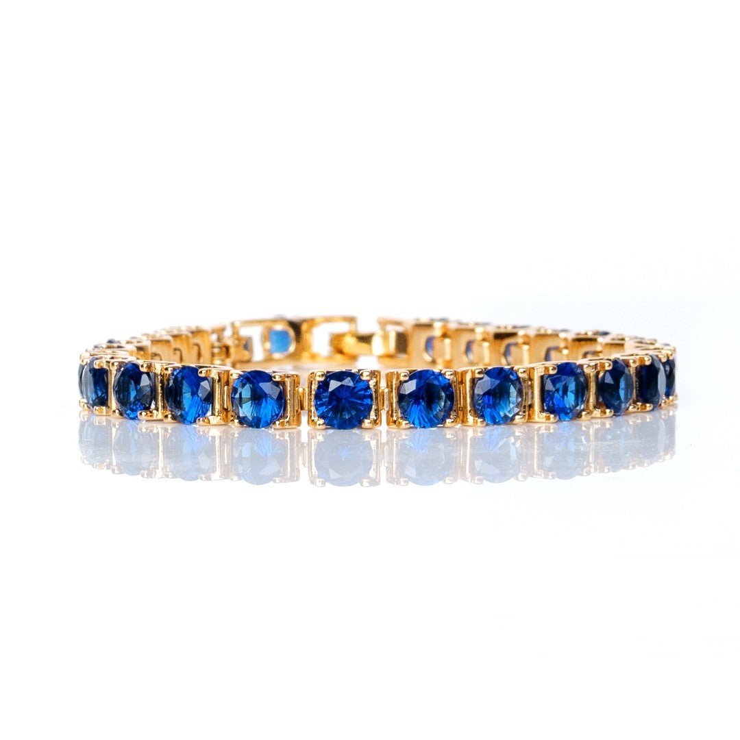 Blue BAGUETTE Bracelet (Copper) - vistoso.pk