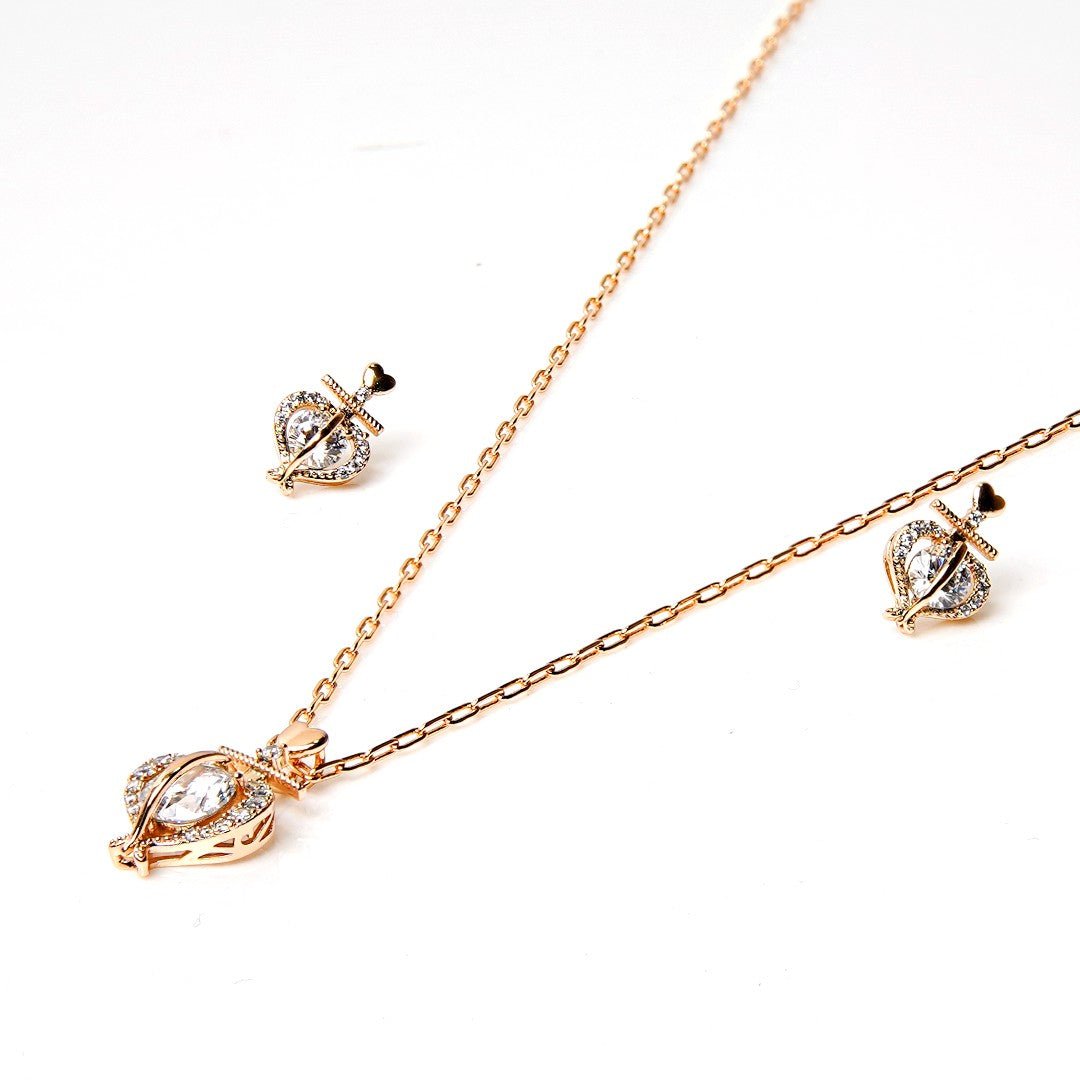 Bow Mini Diamond Set (Copper) - vistoso.pk