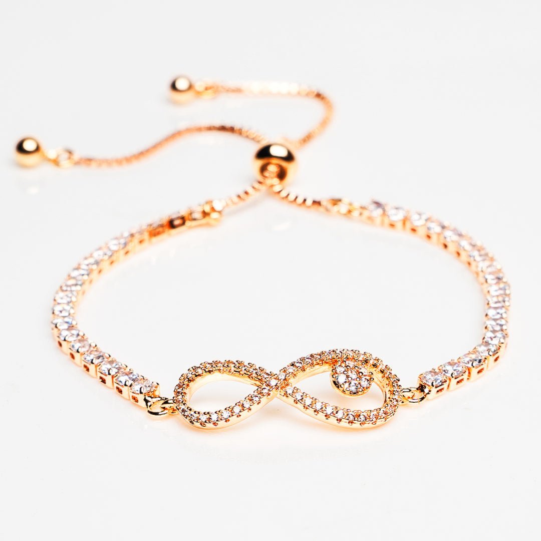 Diamond Infinity Bracelet (Copper) - vistoso.pk
