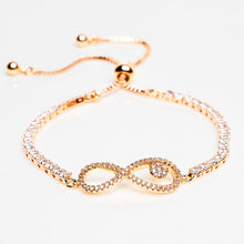 Load image into Gallery viewer, Diamond Infinity Bracelet (Copper) - vistoso.pk
