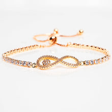 Load image into Gallery viewer, Diamond Infinity Bracelet (Copper) - vistoso.pk
