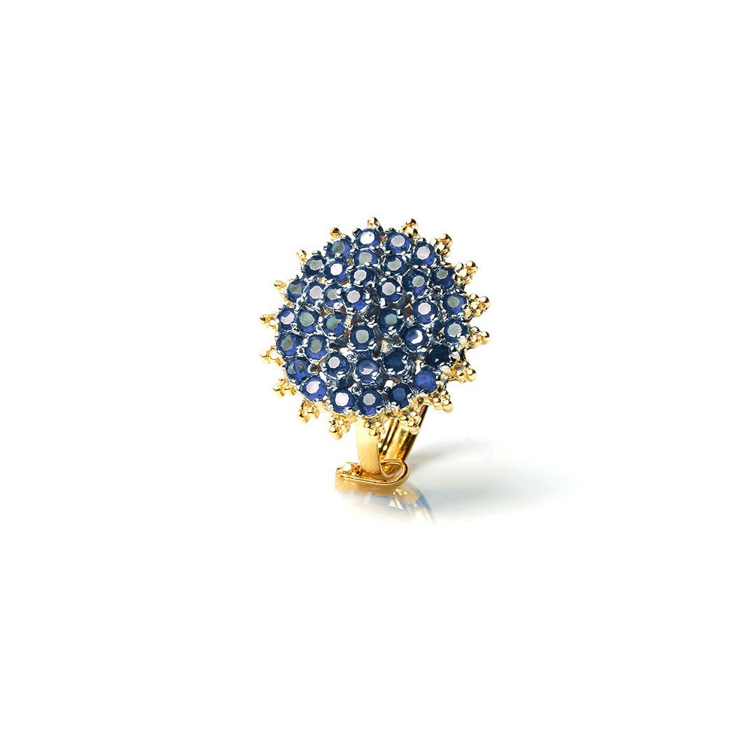 Ganga Jamni Gold Plated Adjustable Ring - vistoso.pk