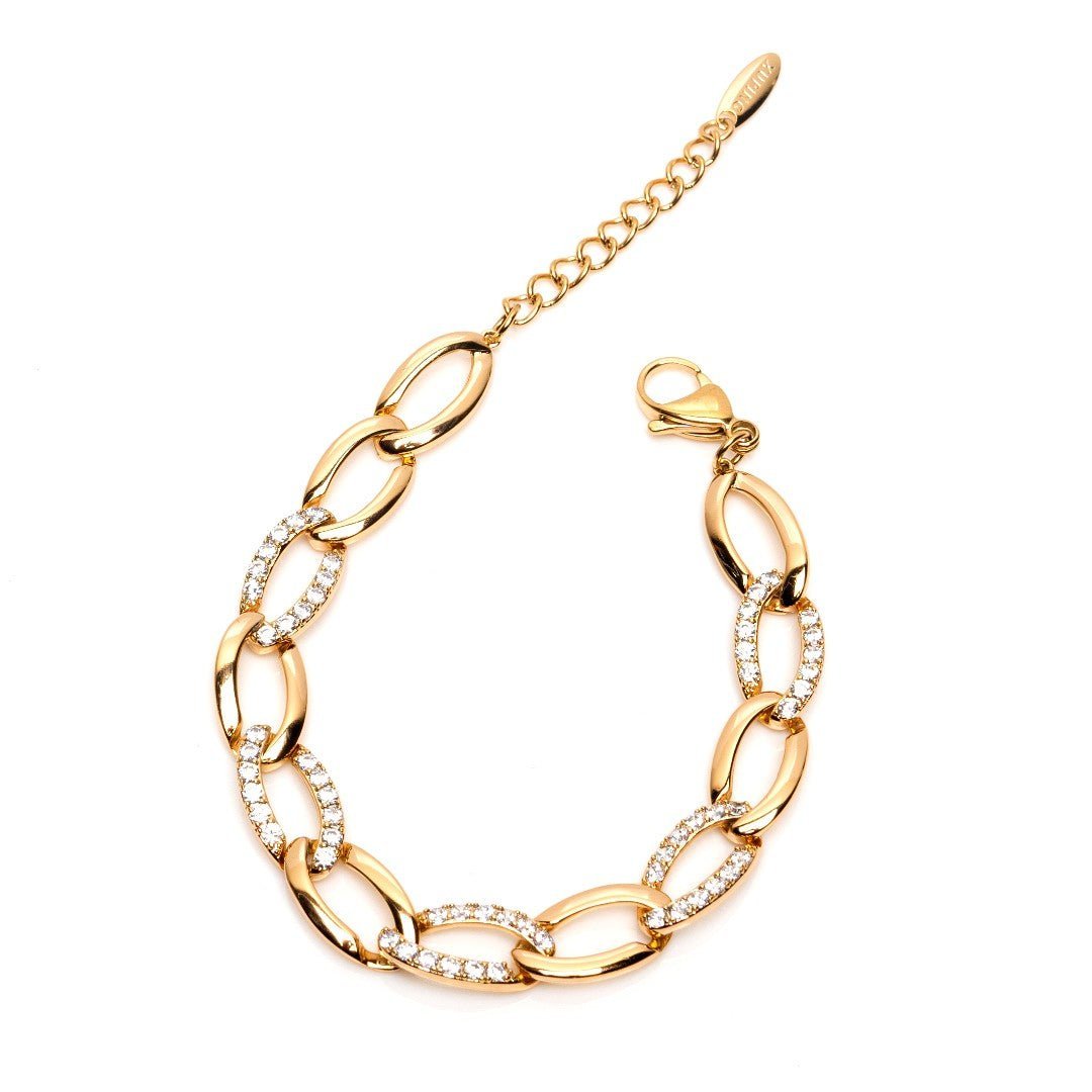 Oval Chain Bracelet (Copper) - vistoso.pk
