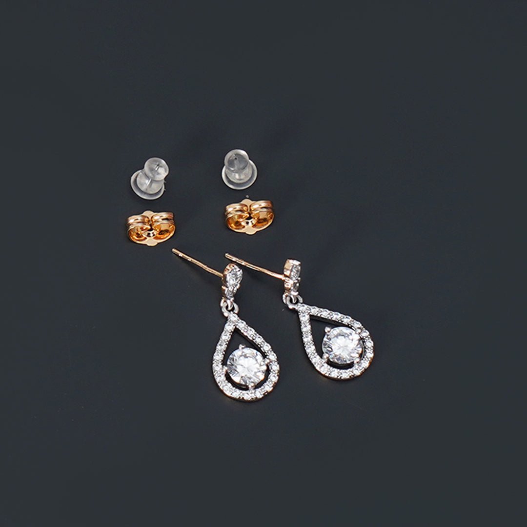 Stone Tear Drop Earring (24mm) - vistoso.pk